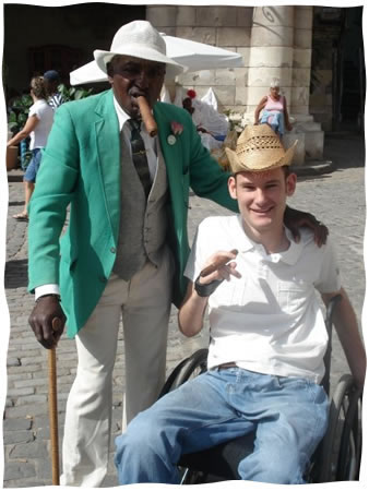 Having a Cigar in Cuba